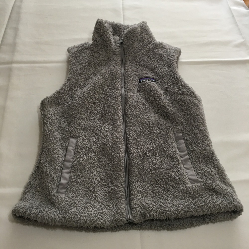 Patagonia Los Gatos Gray Sherpa Fleece Vest